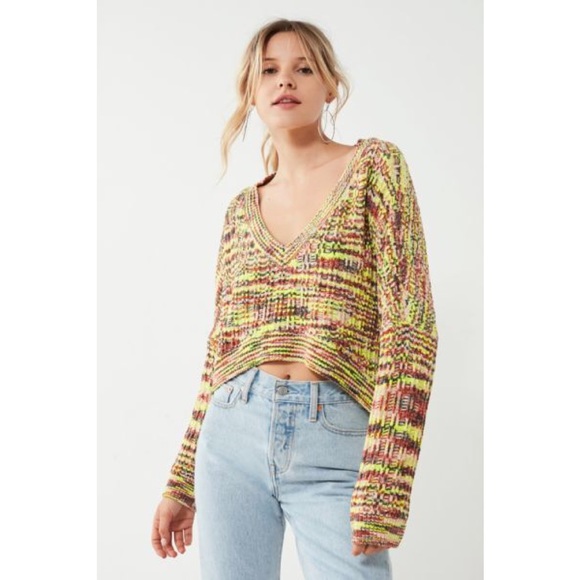 Urban Outfitters Silence + Noise V-Neck Sweater - Picture 1 of 5